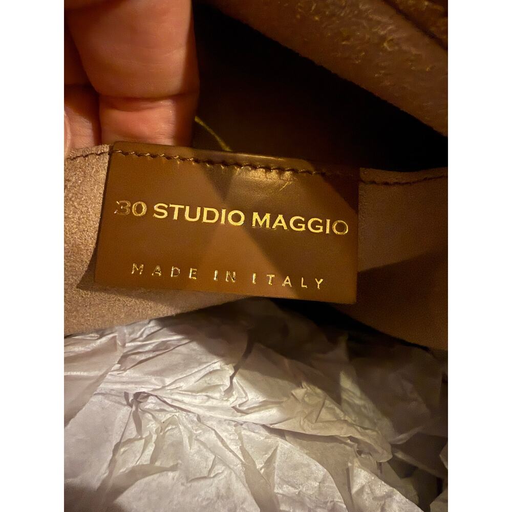 NWOT M. Gemi 30 Studio Maggio Essa Essential Brown Leather Bag - Picture 4 of 10